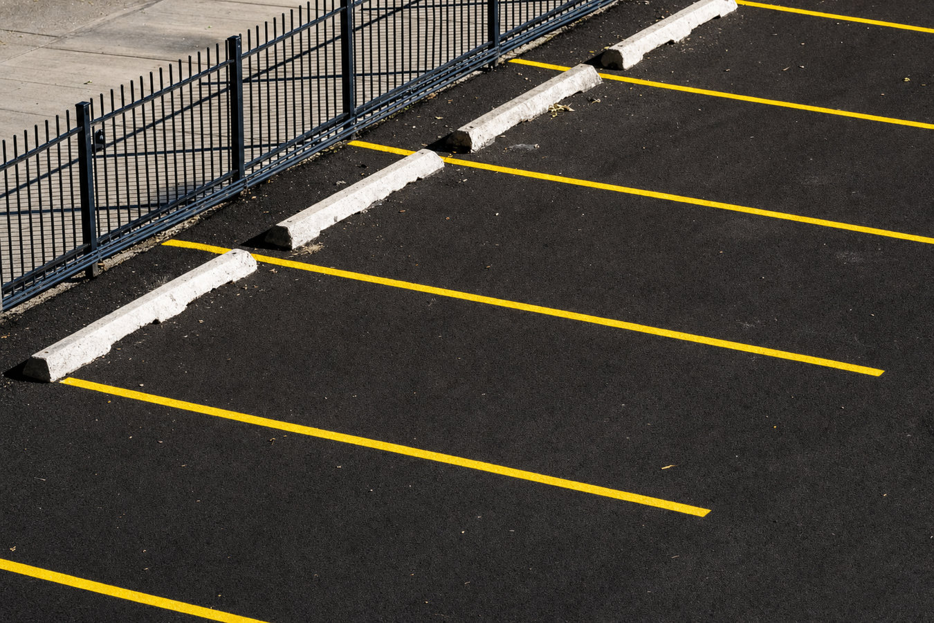 Parking lot striping